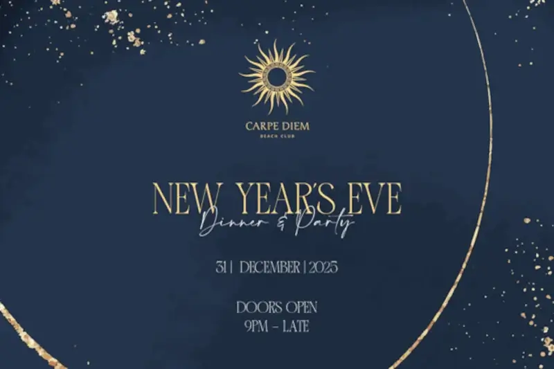 New Year’s Eve 2026 at Carpe Diem Beach Club
